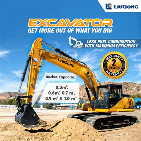 chinese excavators advertisement